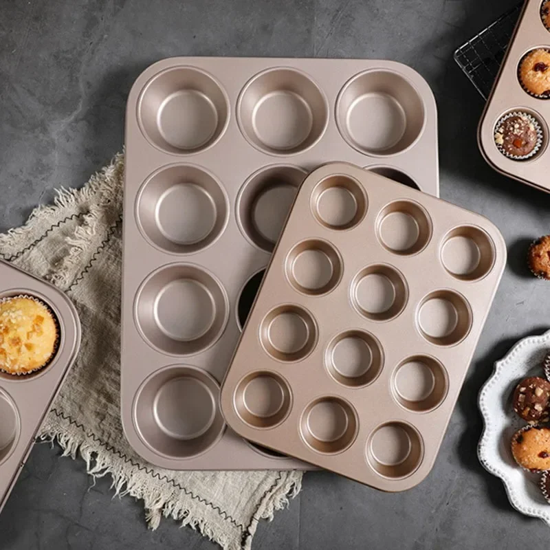 1 Pc Carbon Steel Non-Stick 12-Hole Round Mold Home Baking Kitchen Gadget Accessories Carbon Steel for Making Cookies Mini Cakes
1 Pc Carbon Steel Non-Stick 12-Hole Round Mold Home Baking Kitchen Gadget Accessories Carbon Steel for Making Cookies Mini Cakes