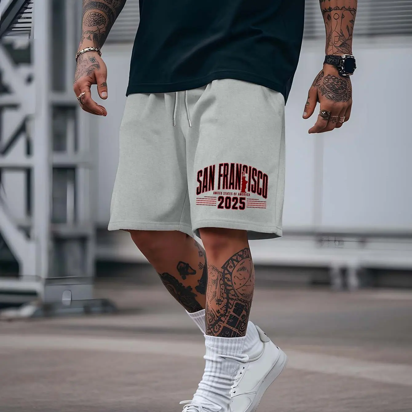 Men's Casual Solid Color Shorts with Drawstring Waistband Design, Perfect for Summer Beach Vacations
Men's Casual Solid Color Shorts with Drawstring Waistband Design, Perfect for Summer Beach Vacations
