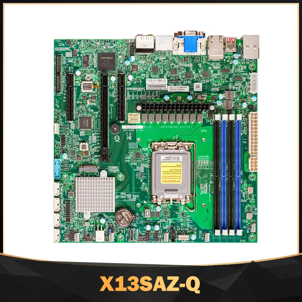 Встроенная Материнская плата 12-го поколения Core i9/i7/i5/i3 LGA-1700 Q670E для Supermicro DDR5-4000MHz
Встроенная Материнская плата 12-го поколения Core i9/i7/i5/i3 LGA-1700 Q670E для Supermicro DDR5-4000MHz