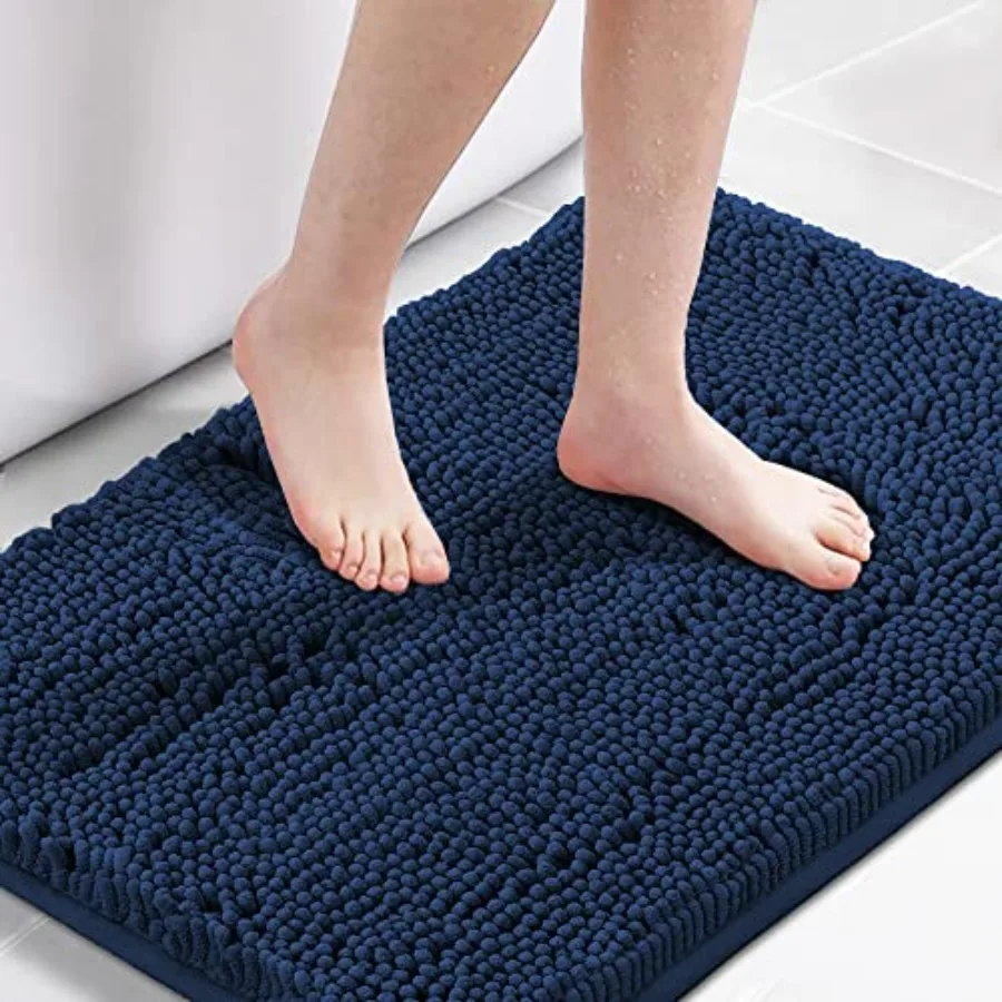 Blue Bath Rug, Bath Mat Non Slip Bath Mats for Bathroom Floor, Bathroom Rug Etra Thick Chenille Rug Absorbent Soft Shaggy Washa
Blue Bath Rug, Bath Mat Non Slip Bath Mats for Bathroom Floor, Bathroom Rug Etra Thick Chenille Rug Absorbent Soft Shaggy Washa