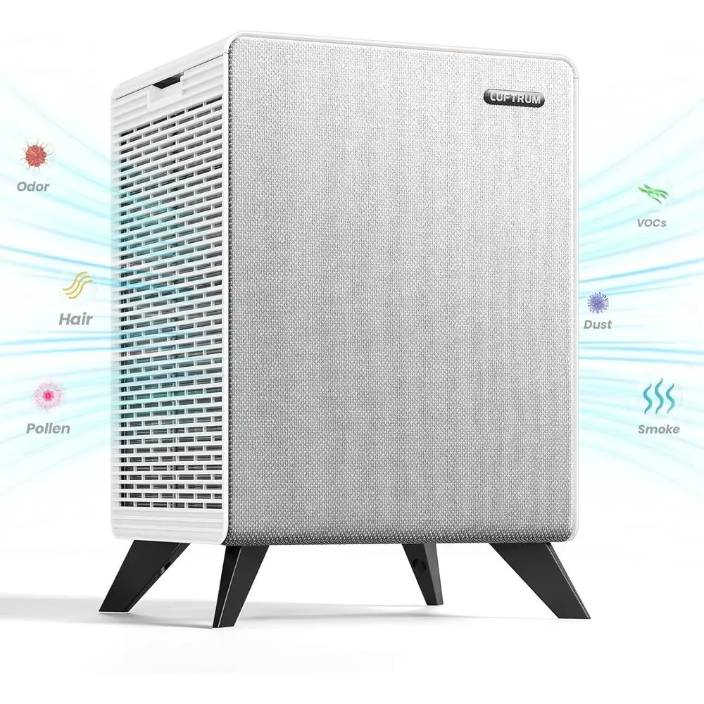 Dual-Stage Air Purifier for Large Rooms: Washable Filters, AQI Monitor, Auto and Sleep Modes, Removes Smoke, Allergens, Pet Odor
Dual-Stage Air Purifier for Large Rooms: Washable Filters, AQI Monitor, Auto and Sleep Modes, Removes Smoke, Allergens, Pet Odor
