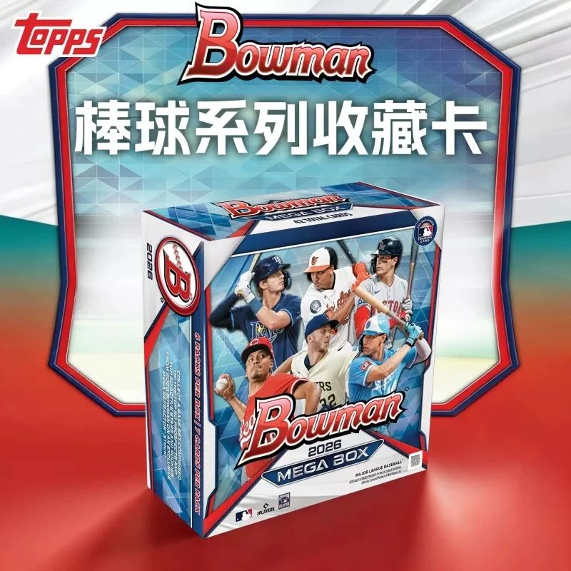 2026 Topps Bowman Baseball Hobby Mega Box Trading Cards Mystery Box Collectible Adult Collection Gift Birthday Holiday Present
2026 Topps Bowman Baseball Hobby Mega Box Trading Cards Mystery Box Collectible Adult Collection Gift Birthday Holiday Present