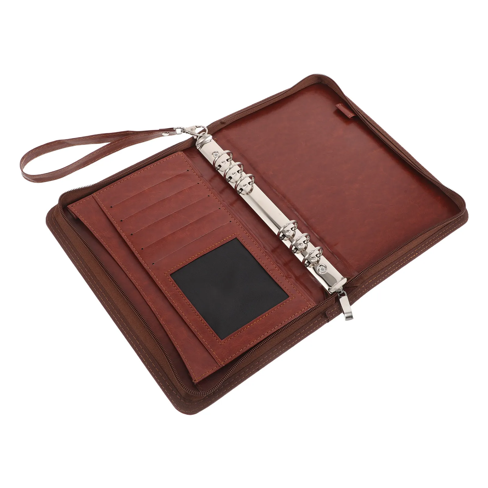 Loose Leaf Portfolio Binder Zipper Padfolio Refillable Notebook Organizer Office Document Folder Business Meeting Note Taking
Loose Leaf Portfolio Binder Zipper Padfolio Refillable Notebook Organizer Office Document Folder Business Meeting Note Taking