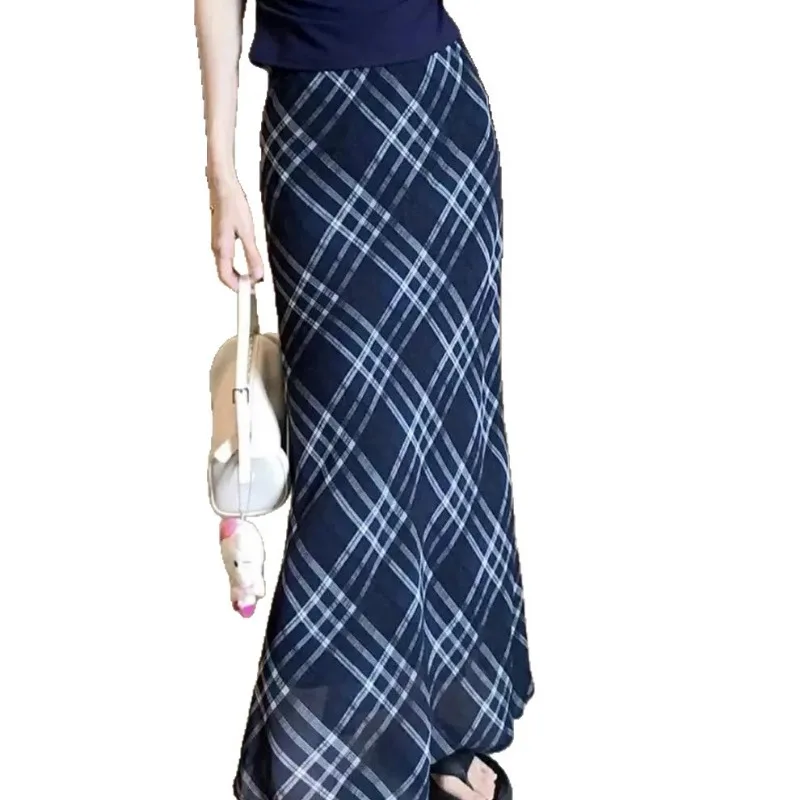 2026 New Women High Waist Diagonal Plaid Mermaid Maxi Long Skirt Y2K Temperament Slim Bodycon Skirt Elegant Casual Street Skirts
2026 New Women High Waist Diagonal Plaid Mermaid Maxi Long Skirt Y2K Temperament Slim Bodycon Skirt Elegant Casual Street Skirts