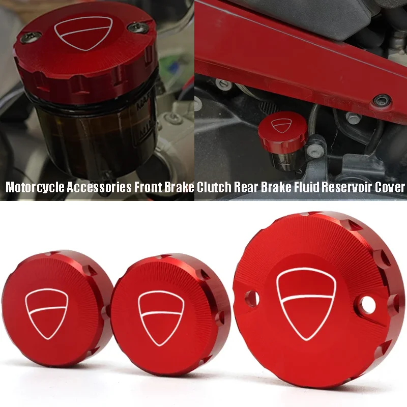 Motorcycle Accessories For DUCATI 1200 DVT ENDURO 1260 V4 S 899 Multistrada Front Brake Clutch Rear Brake Fluid Reservoir Cover
Motorcycle Accessories For DUCATI 1200 DVT ENDURO 1260 V4 S 899 Multistrada Front Brake Clutch Rear Brake Fluid Reservoir Cover