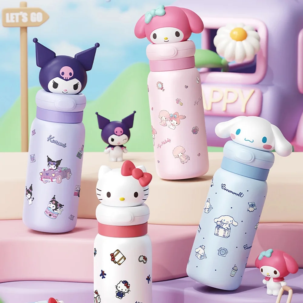 Подлинная изолированная чашка Sanrio Hello Kitty из нержавеющей стали, 400 мл, термос с рисунком Куроми Мелодия, портативная бутылка для воды для пешего туризма 
Подлинная изолированная чашка Sanrio Hello Kitty из нержавеющей стали, 400 мл, термос с рисунком Куроми Мелодия, портативная бутылка для воды для пешего туризма