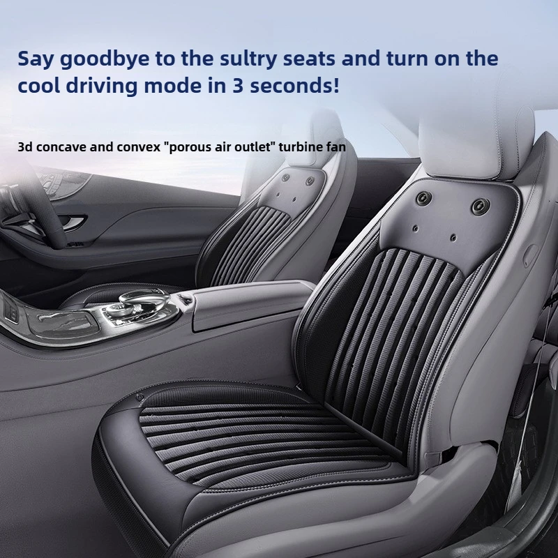C2025 New Car Ventilated Seat Cushion Dual High Speed Fans Cooling Pad Summer Breathable Mesh Air Blow Massage Car Seat Pad
C2025 New Car Ventilated Seat Cushion Dual High Speed Fans Cooling Pad Summer Breathable Mesh Air Blow Massage Car Seat Pad