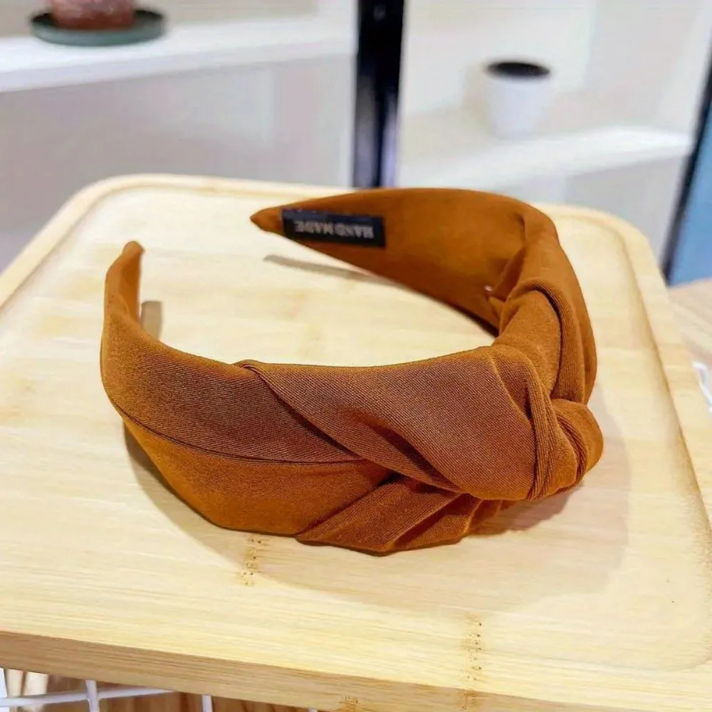 Solid Color Wide Knot Headband Korean Fabric Hair Band Stretchy Twist Hair Hoop for Women Girls Party Events
Solid Color Wide Knot Headband Korean Fabric Hair Band Stretchy Twist Hair Hoop for Women Girls Party Events