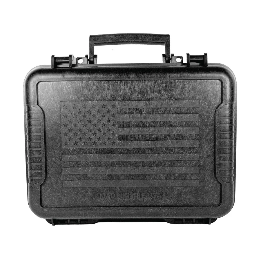 Max-Ops Black Hard Sided Handgun Case for Travel Storage, TSA Approved, Compact 3.5x11.5x9.5, Durable Shock-Resistant Shell, Se
Max-Ops Black Hard Sided Handgun Case for Travel Storage, TSA Approved, Compact 3.5x11.5x9.5, Durable Shock-Resistant Shell, Se