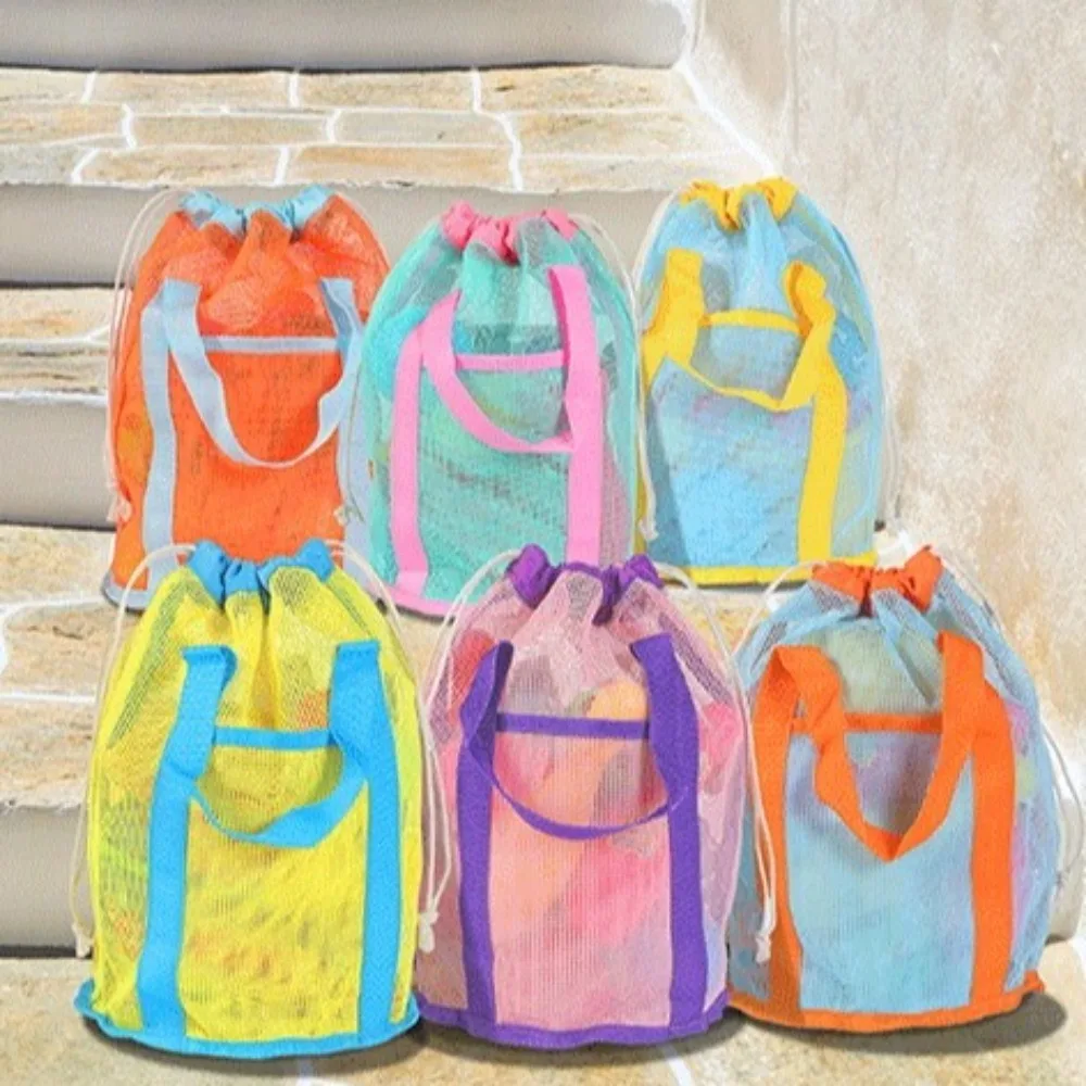 Simple Drawstring Mesh Toiletries Bag Foldable Handheld Beach Storage Bag Tote Bag Swimming Bag Toy Organizer Kids
Simple Drawstring Mesh Toiletries Bag Foldable Handheld Beach Storage Bag Tote Bag Swimming Bag Toy Organizer Kids