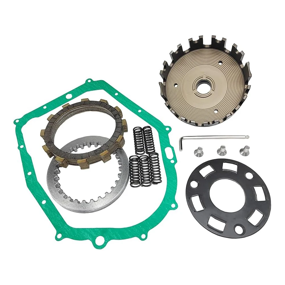 Clutch Kit & Billet CNC Clutch Basket For Yamaha Warrior 350 YFM350X 1987-2000 2001 2002 2003 2004
Clutch Kit & Billet CNC Clutch Basket For Yamaha Warrior 350 YFM350X 1987-2000 2001 2002 2003 2004