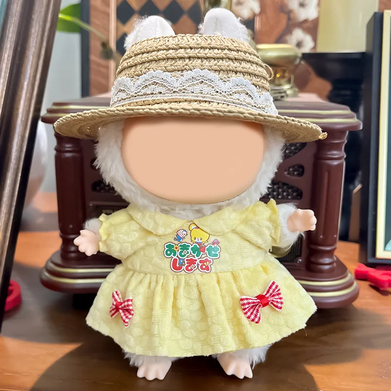 Only suitable for fabric 17cm doll doll clothes, cute dressing set, toy clothes without dolls
Only suitable for fabric 17cm doll doll clothes, cute dressing set, toy clothes without dolls