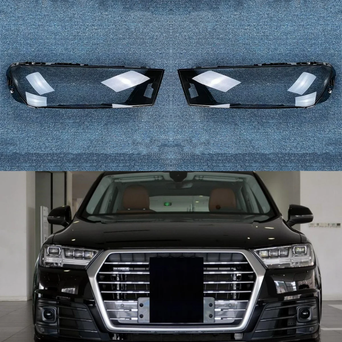 For Audi Q7 2016 2017 2018 2019 Headlight Cover Transparent Mask Headlamp Lamp Shell Lens Replace Original Lampshade Plexiglass
For Audi Q7 2016 2017 2018 2019 Headlight Cover Transparent Mask Headlamp Lamp Shell Lens Replace Original Lampshade Plexiglass