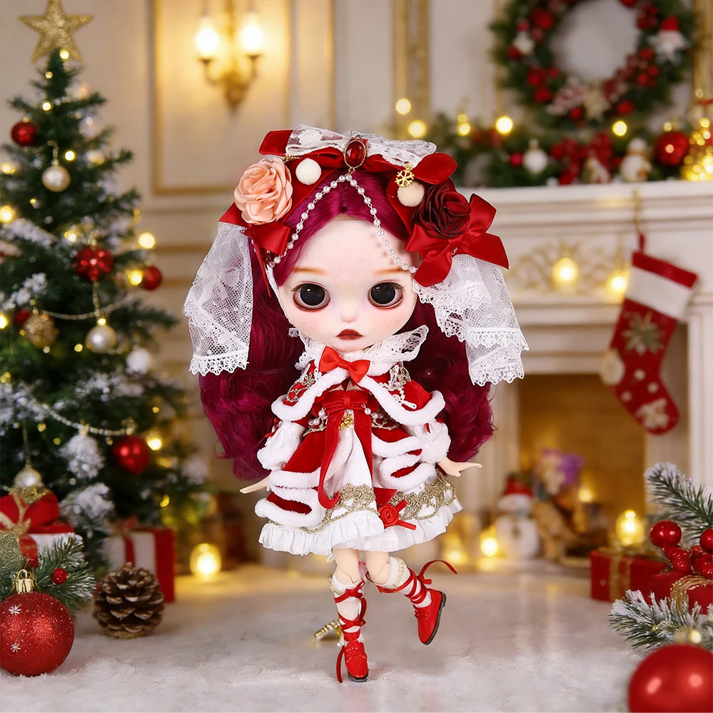 Neo Blythe Doll Festive Christmas Costume 4 Neo Blythe Doll Festive Christmas Costume 4