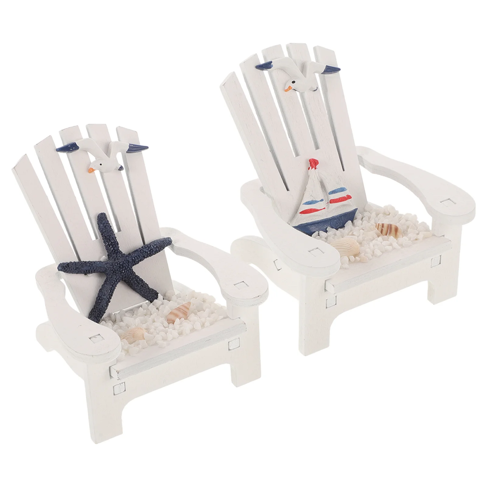 2 Pcs Decorations Home Ornaments Desktop Miniature Chair Statue Beach Office Small Child
2 Pcs Decorations Home Ornaments Desktop Miniature Chair Statue Beach Office Small Child