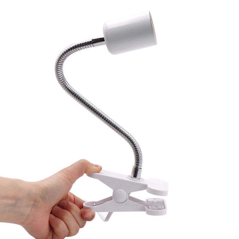 China Plug 360 Degree Flexible Desk Lamp Holder E27 Light Socket Gooseneck Clip-on Cable with Power On Switch for Home UVA+UVB
China Plug 360 Degree Flexible Desk Lamp Holder E27 Light Socket Gooseneck Clip-on Cable with Power On Switch for Home UVA+UVB