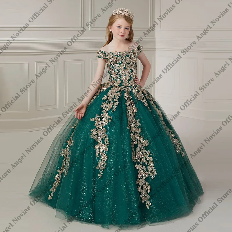 Angel Novias Customized Ball Gown Green Glitter Princess Flower Girls Dresses Pageant Kids Birthday Dress Evening Gowns
Angel Novias Customized Ball Gown Green Glitter Princess Flower Girls Dresses Pageant Kids Birthday Dress Evening Gowns