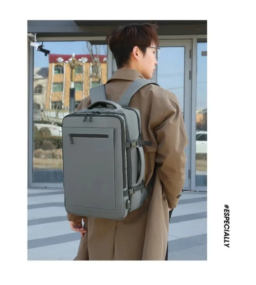 Rugged Waterproof Travel Backpack Expandable Spacious Bag for Weekend Trips and Outdoor Use
Rugged Waterproof Travel Backpack Expandable Spacious Bag for Weekend Trips and Outdoor Use