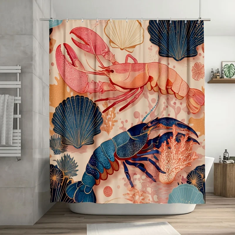 Luxury Watercolor Crab Ocean Art Shower Curtain 180x180cm Coastal Tropical Seashore Bathroom Decor Waterproof
Luxury Watercolor Crab Ocean Art Shower Curtain 180x180cm Coastal Tropical Seashore Bathroom Decor Waterproof