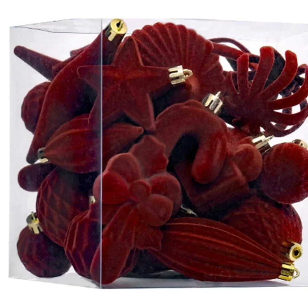 Velvet Christmas Ornaments Set - 28 Pcs Festive Decor For Holiday Cheer Santa Tree Ornaments Home Christmas Decorations
Velvet Christmas Ornaments Set - 28 Pcs Festive Decor For Holiday Cheer Santa Tree Ornaments Home Christmas Decorations