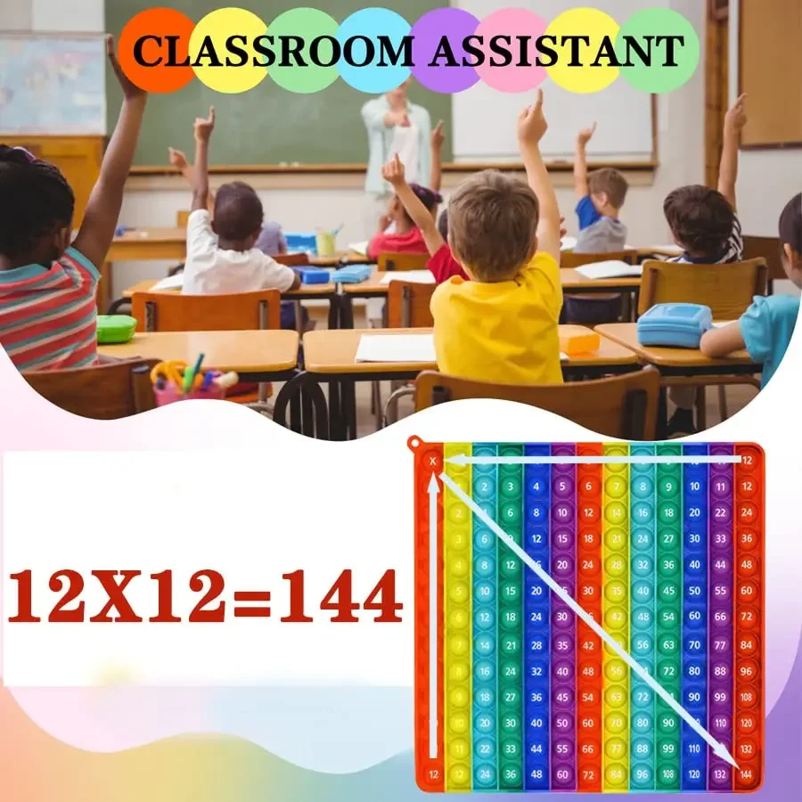 Children Montessori Educational Toys Multiplication Table Game Fidget Math Toy Manipulative for Kids Learning Stress Relieving
Children Montessori Educational Toys Multiplication Table Game Fidget Math Toy Manipulative for Kids Learning Stress Relieving