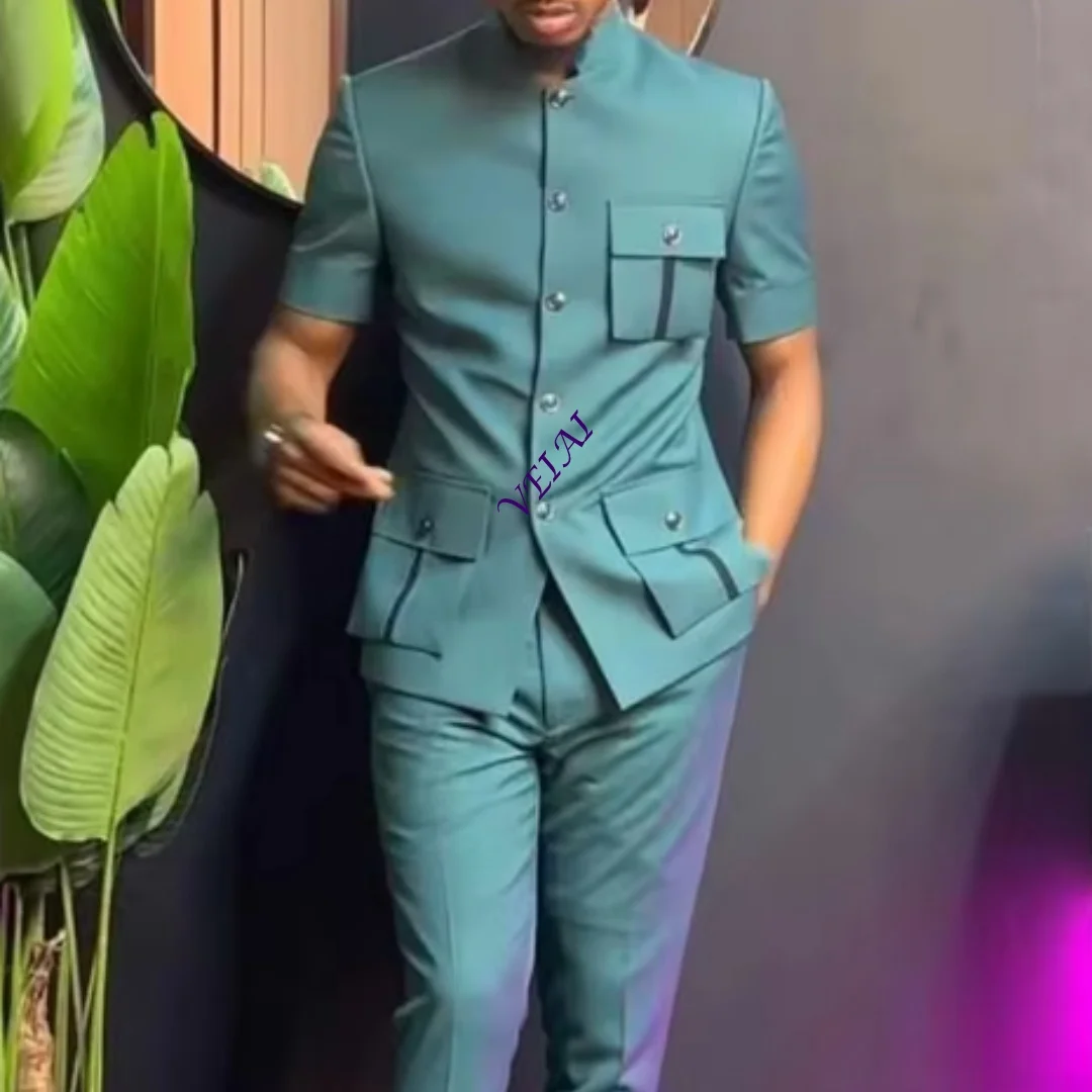 CustomizedChic Inclined One Button Men Suit Two Pieces Peak Lapel Outfits Smart Casual Party Prom Wedding Set Groom Tuxedo Custo
CustomizedChic Inclined One Button Men Suit Two Pieces Peak Lapel Outfits Smart Casual Party Prom Wedding Set Groom Tuxedo Custo