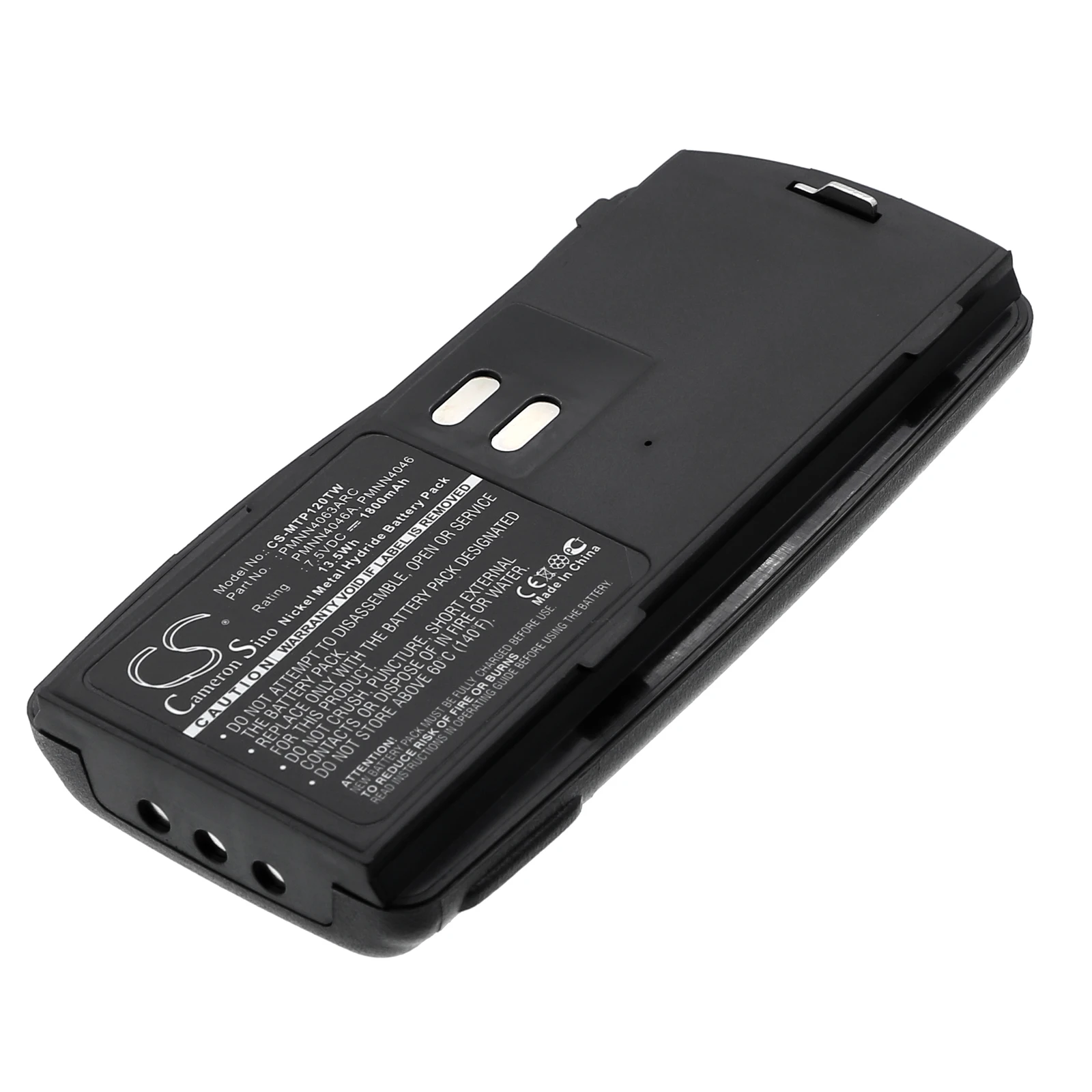 Cameron Sino 1800mAh Battery PMNN4046A for Motorola AXU4100, AXV5100, BC120, CP125, GP2000, GP2000s, GP2100, P020, SP66, VL130
Cameron Sino 1800mAh Battery PMNN4046A for Motorola AXU4100, AXV5100, BC120, CP125, GP2000, GP2000s, GP2100, P020, SP66, VL130