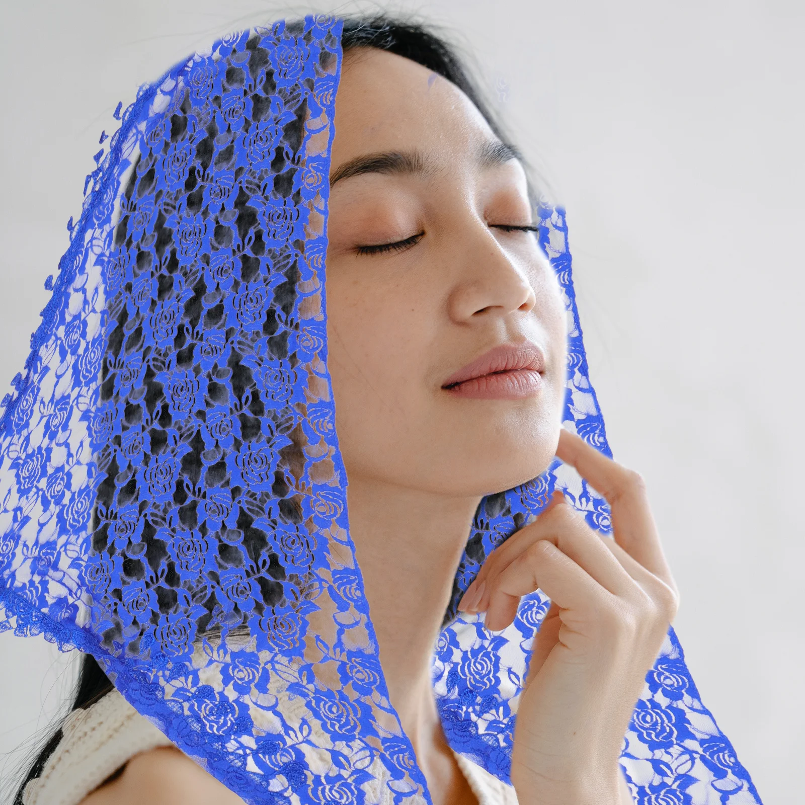 Lace Triangle Scarf Veils White Women Mantilla Tassel Shawl Church Catholic Mass Fringe Sun Protection Wedding Party Veil
Lace Triangle Scarf Veils White Women Mantilla Tassel Shawl Church Catholic Mass Fringe Sun Protection Wedding Party Veil