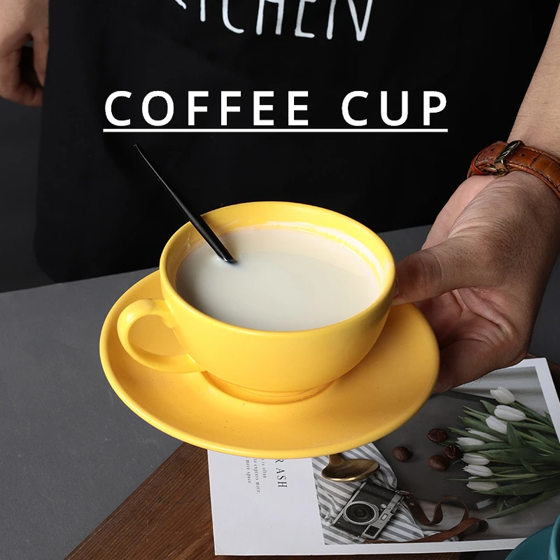Ceramic Coffee Cup Plate Creative European Coffee Cup Set Italian Flower Cup Large Capacity Mug Gift Setmug
Ceramic Coffee Cup Plate Creative European Coffee Cup Set Italian Flower Cup Large Capacity Mug Gift Setmug