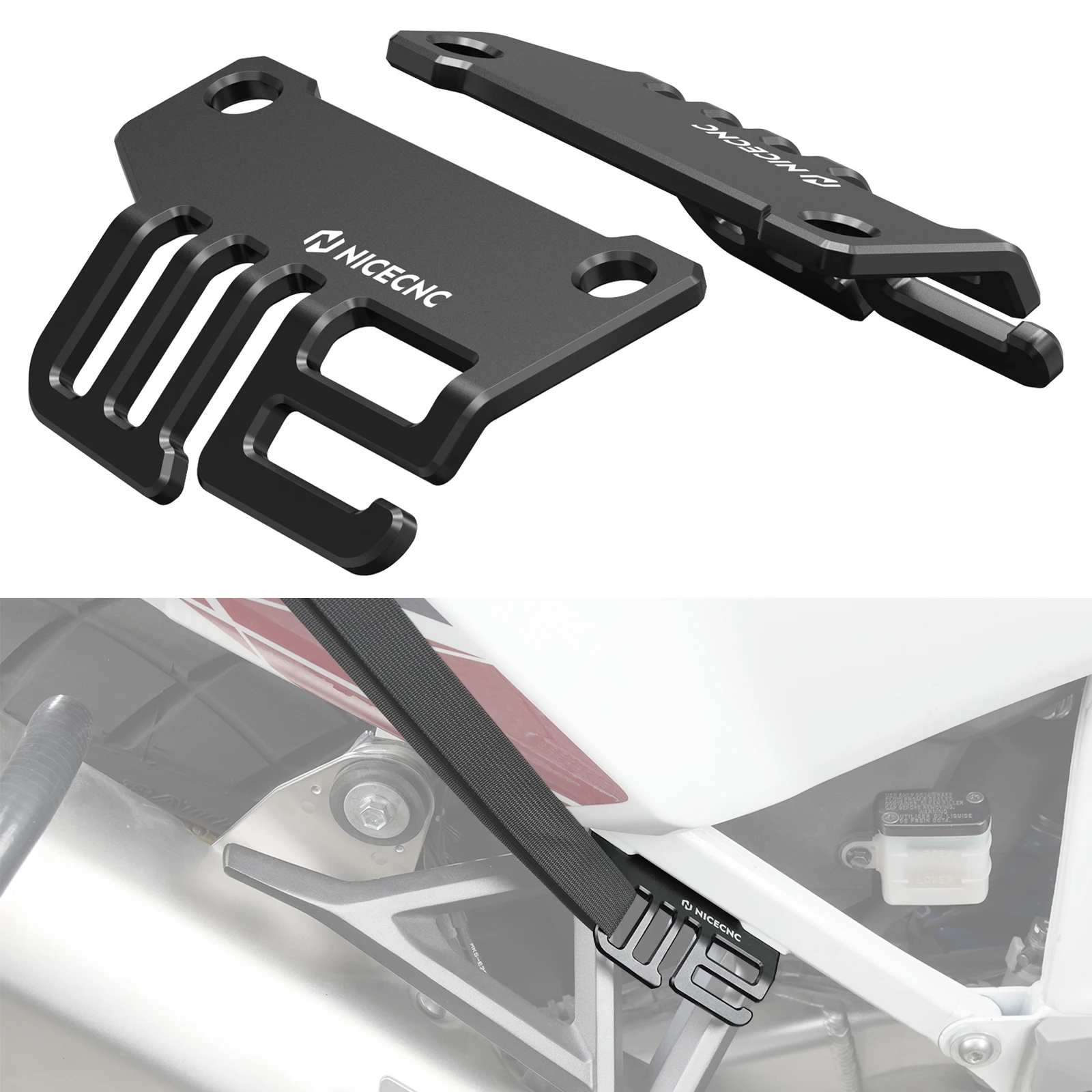 Motorcycle Saddlebag Tie Down Brackets Rackless Bags Strapping Hook for Honda CRF1100L Africa Twin 2020-2025 2026
Motorcycle Saddlebag Tie Down Brackets Rackless Bags Strapping Hook for Honda CRF1100L Africa Twin 2020-2025 2026