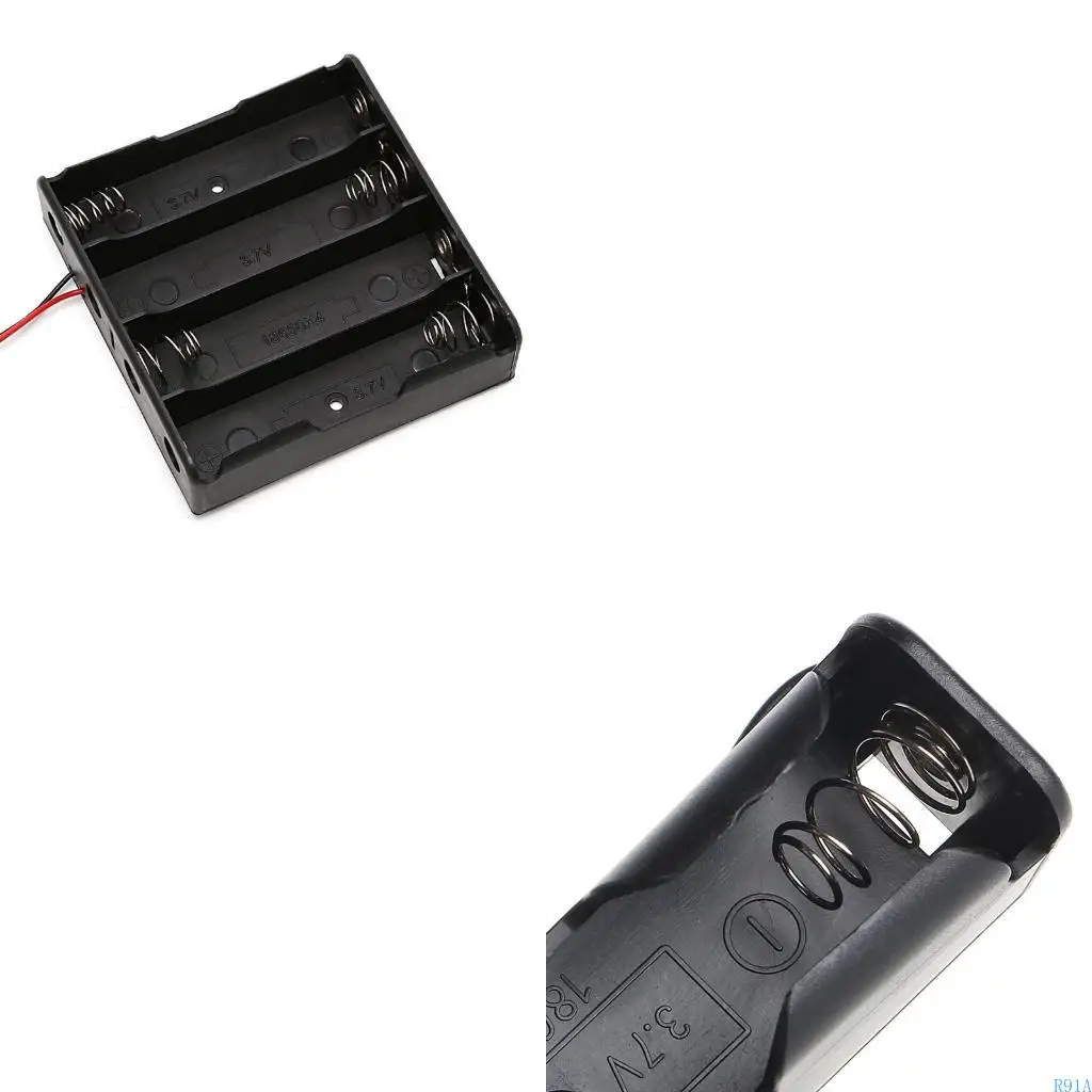 R91A 5 Pcs 18650 Rechargeable Battery 3.7V Clip Holder Box for Case With Wire
R91A 5 Pcs 18650 Rechargeable Battery 3.7V Clip Holder Box for Case With Wire