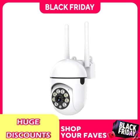 Ease Life APP Wireless 1080P HD Indoor/Outdoor WiFi Security Camera, Color Night Vision, 2-Way Audio, 360° Pan/Tilt/Zoom