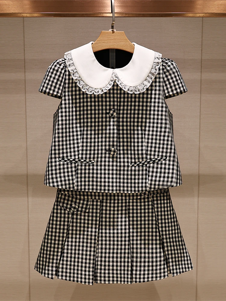 Summer Faion Set JOOva Doll Collar ort Sve Women's Two-Piece Suit Casual Sle Zipper Closure Chinese Origin
Summer Faion Set JOOva Doll Collar ort Sve Women's Two-Piece Suit Casual Sle Zipper Closure Chinese Origin