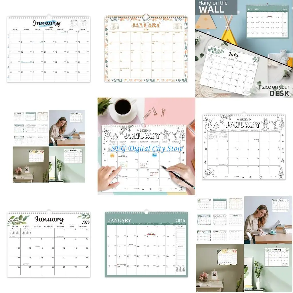 U75B 2026-2027 Wall Calendar Planner 18 Month runs from Jan 2026 to Jun 2027 Twin Coil Binding Calendar For Daily Planning
U75B 2026-2027 Wall Calendar Planner 18 Month runs from Jan 2026 to Jun 2027 Twin Coil Binding Calendar For Daily Planning