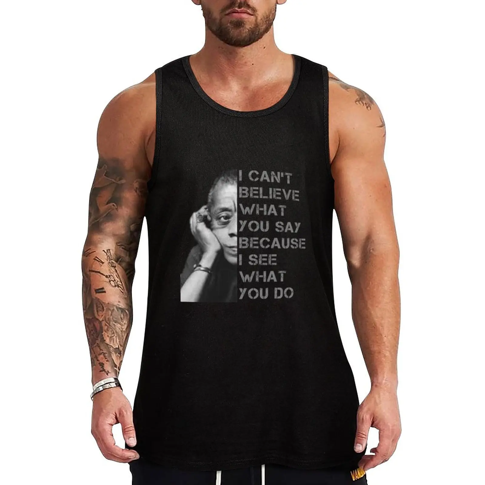 James Baldwin Tank Top Sports shirt man Men's gym clothing Men's summer clothes
James Baldwin Tank Top Sports shirt man Men's gym clothing Men's summer clothes