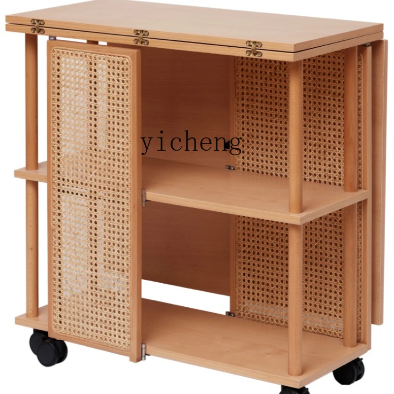 Zf Rattan Capsule Folding Table Nordic Household Small Apartment Multi-Functional with Wheels
Zf Rattan Capsule Folding Table Nordic Household Small Apartment Multi-Functional with Wheels