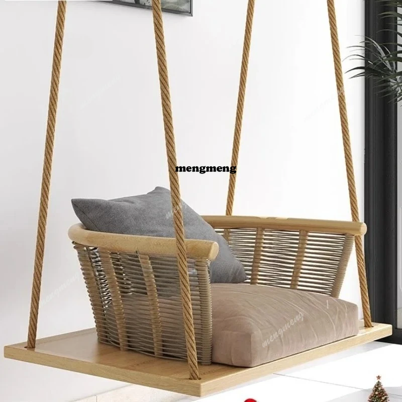 Outdoor Solid Wood Patio Swings Chair Indoor Adult Hanging Chair Rattan Balcony Lazy Swing Chairs Home Room Rocking Chairs
Outdoor Solid Wood Patio Swings Chair Indoor Adult Hanging Chair Rattan Balcony Lazy Swing Chairs Home Room Rocking Chairs
