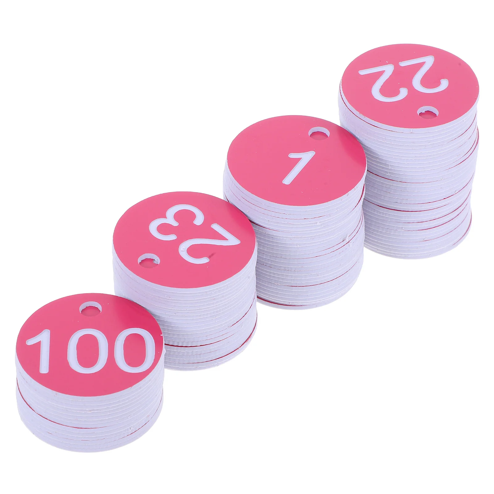 100pcs Plastic Number Id Tags With Holes For Sorting And Labeling Luggage Storage Number Tags Keychain Number Label
100pcs Plastic Number Id Tags With Holes For Sorting And Labeling Luggage Storage Number Tags Keychain Number Label