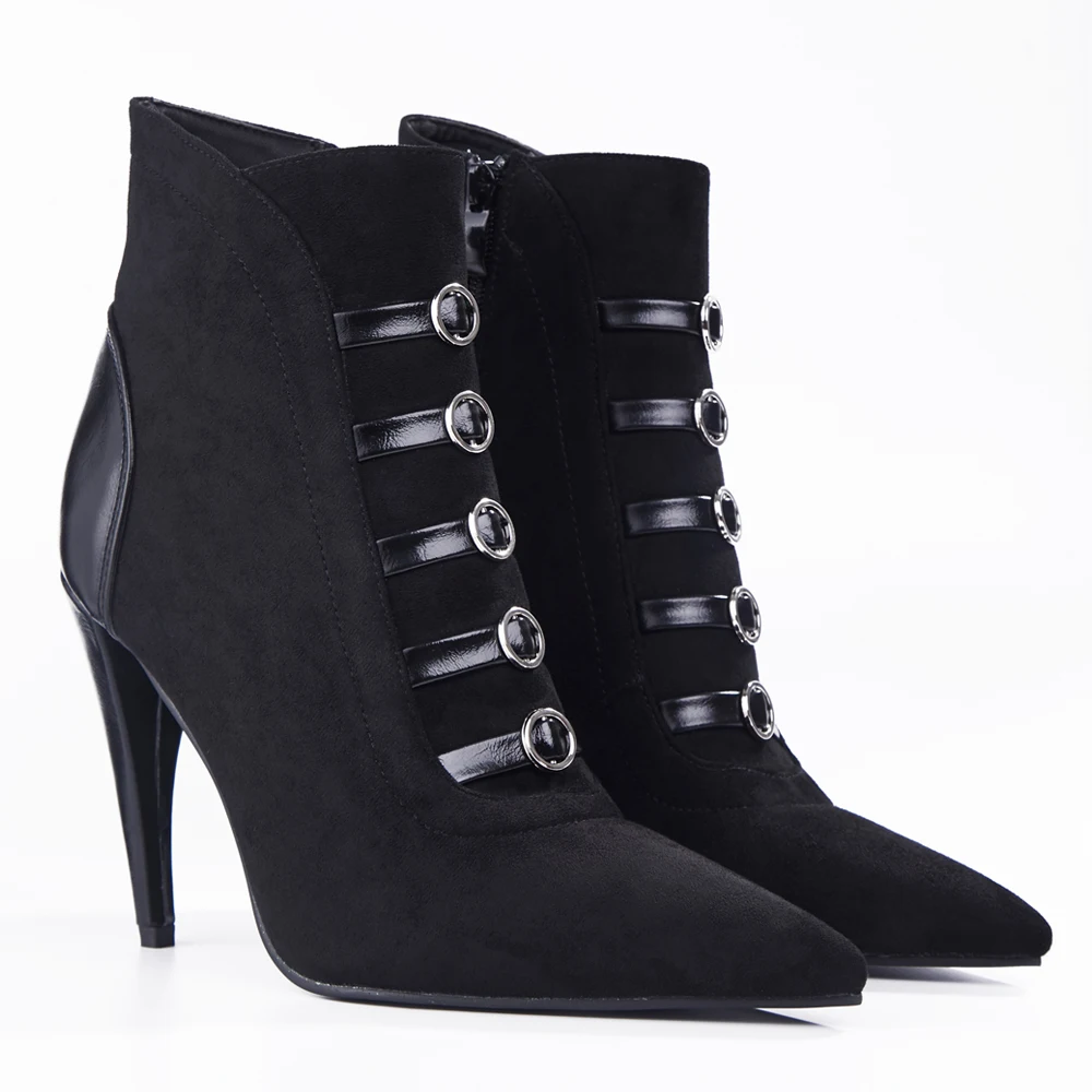 3.9 inch High Heel Unisex Mid Calf Boots Ankle Ladies Biker Buckle Zip Winter Casual Shoes Size 36-46
3.9 inch High Heel Unisex Mid Calf Boots Ankle Ladies Biker Buckle Zip Winter Casual Shoes Size 36-46