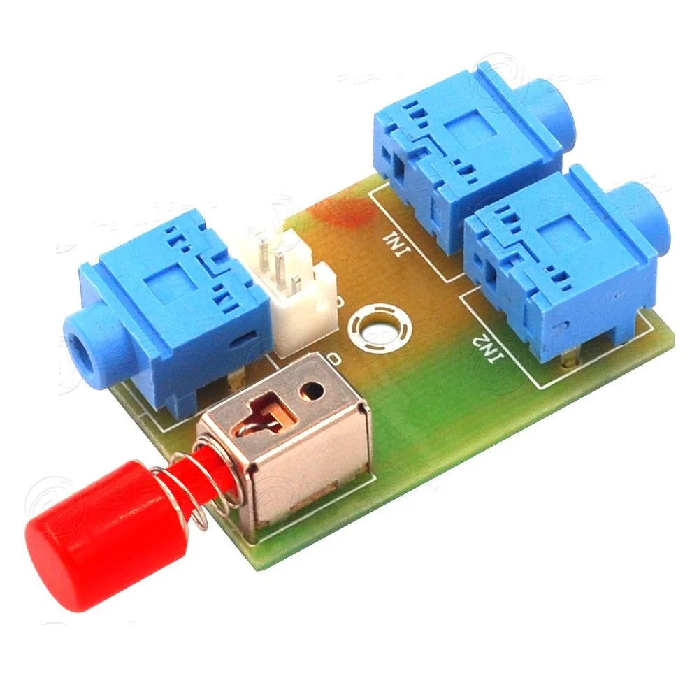 1PCS XH-M371 Audio Switching Module 3.5mm Jack 2 into 1 Out Audio Switching Socket PCB Board
1PCS XH-M371 Audio Switching Module 3.5mm Jack 2 into 1 Out Audio Switching Socket PCB Board