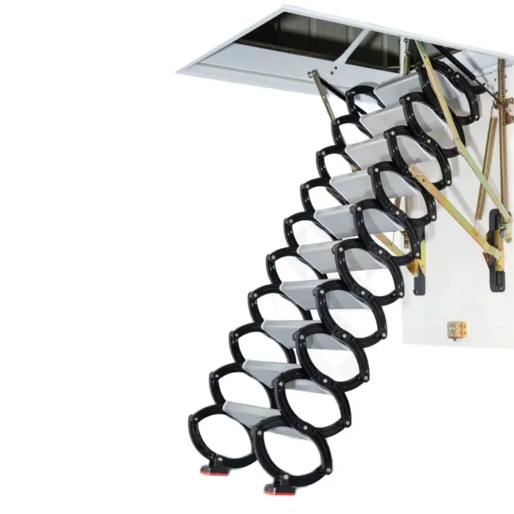 Hidden Form Attic Staircase Indoor Household Electric Hoist Double Stretch Automatic Folding Ladder Villa (Black and white)
Hidden Form Attic Staircase Indoor Household Electric Hoist Double Stretch Automatic Folding Ladder Villa (Black and white)