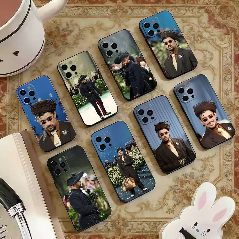 B-Bad Bunny singer Costume Art Phone Case For iPhone 16,17,14,14,13,12,11 Plus,ProMax,XS,Soft Black Silicone Cover
B-Bad Bunny singer Costume Art Phone Case For iPhone 16,17,14,14,13,12,11 Plus,ProMax,XS,Soft Black Silicone Cover
