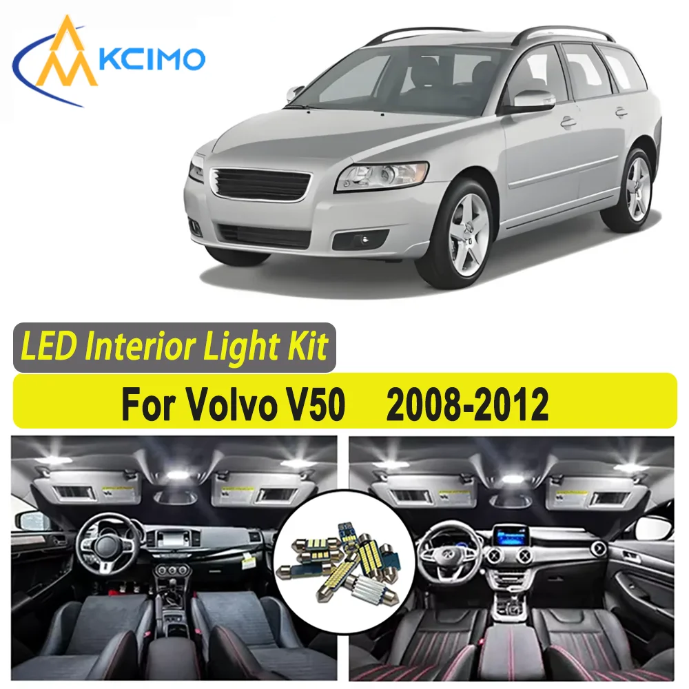 Kcimo LED For Volvo V50 (2008-2012) Premium Bright LED Interior Dome Map Trunk Light Kit Car Led Lamps Canbus Car LED Lights
Kcimo LED For Volvo V50 (2008-2012) Premium Bright LED Interior Dome Map Trunk Light Kit Car Led Lamps Canbus Car LED Lights