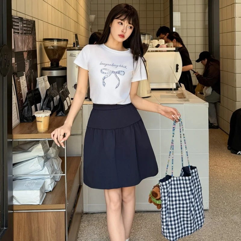 Summer New Women's A-Line Skirt High Waist Slimming Midi Length Versatile College Sle Ort Skirts For Small Figures
Summer New Women's A-Line Skirt High Waist Slimming Midi Length Versatile College Sle Ort Skirts For Small Figures