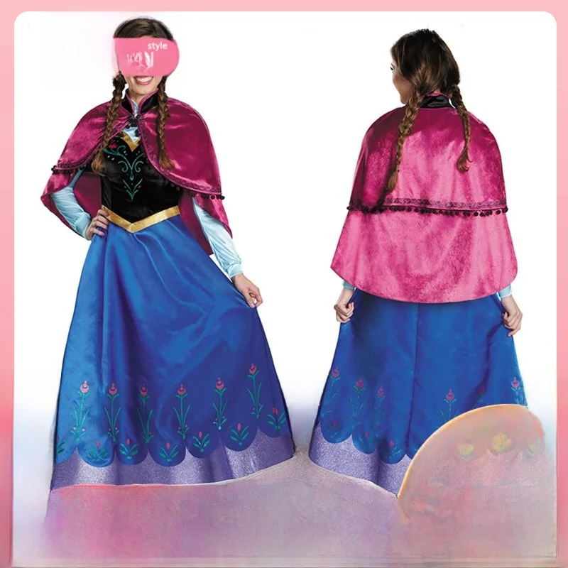 Adult Halloween Costume Anna Dress Cosplay Cartoon Women's Clothing Traditional Chinese Festival Partywear
Adult Halloween Costume Anna Dress Cosplay Cartoon Women's Clothing Traditional Chinese Festival Partywear
