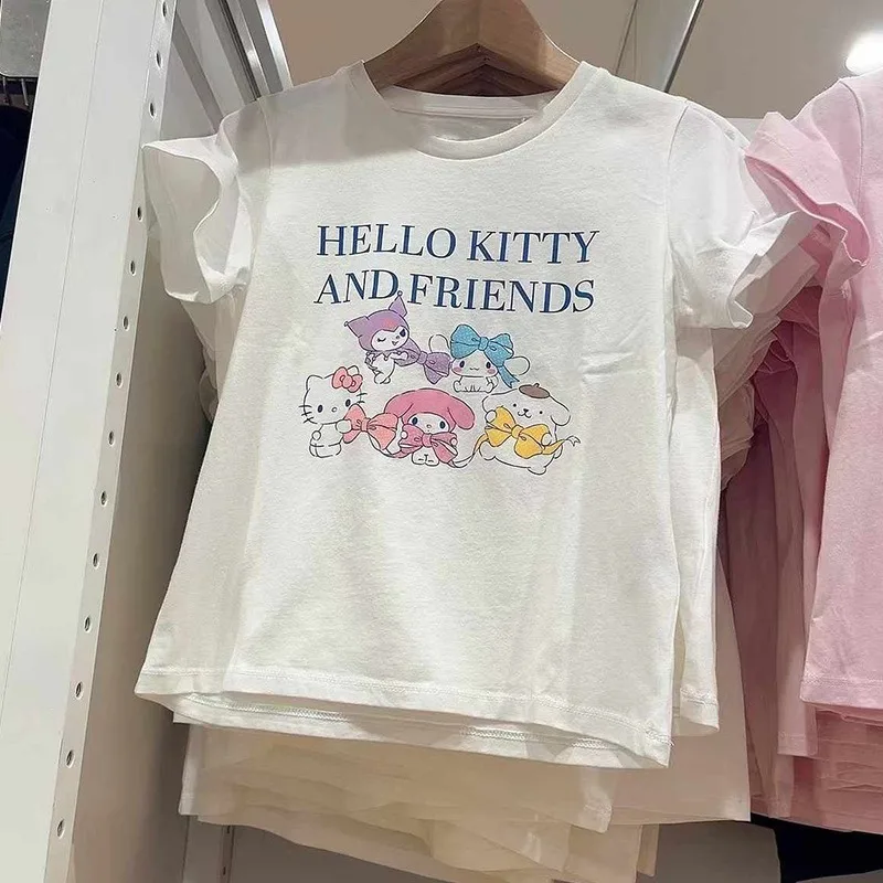Sanrio PomPomPurin Cinnamoroll Anime Kawaii Baby Casual Short Sleeve Shirt Cute Kuromi Hoodie Clothes Children Gifts Toys
Sanrio PomPomPurin Cinnamoroll Anime Kawaii Baby Casual Short Sleeve Shirt Cute Kuromi Hoodie Clothes Children Gifts Toys
