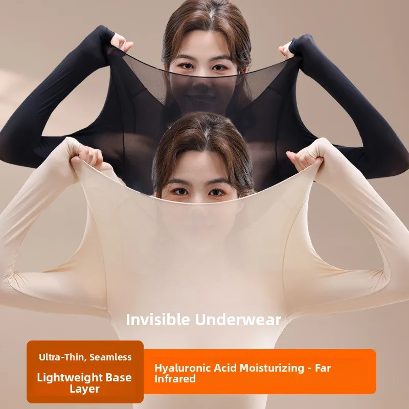 Women's Thermal Underwear Ultra-Thin Invisible Winter Base Layer Long Sleeve Long Pants Nylon Fabric Heating Function Single ...
Women's Thermal Underwear Ultra-Thin Invisible Winter Base Layer Long Sleeve Long Pants Nylon Fabric Heating Function Single ...
