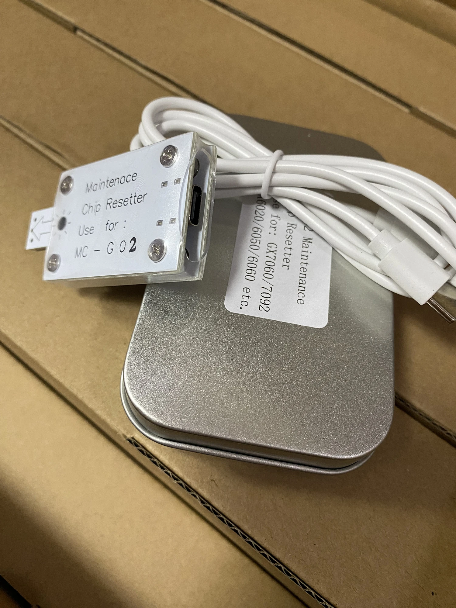 MC-G02 Устройство сброса чипа обслуживания для Canon G1220 G2260 G3260 G2160 G3160 G3360 G1520 G2520 G2560 G3520 G3560 G1920 G2920 G2960 
MC-G02 Устройство сброса чипа обслуживания для Canon G1220 G2260 G3260 G2160 G3160 G3360 G1520 G2520 G2560 G3520 G3560 G1920 G2920 G2960
