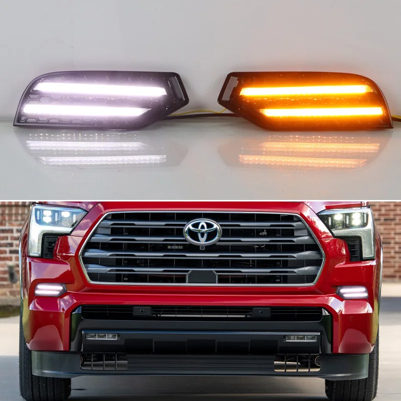 Daytime Running Lights For Toyota Sequoia 2022 2023 12V Car Drl Sequential Turn Signal Auto Led Fog Lamp Headlight
Daytime Running Lights For Toyota Sequoia 2022 2023 12V Car Drl Sequential Turn Signal Auto Led Fog Lamp Headlight