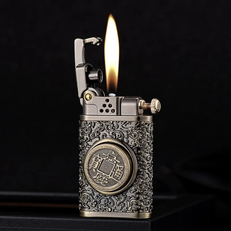 Zorro Lighters Windproof Retro Petroleum Lighter Smoking Accessories Gadgets For Men Survival Camping Flint Lighter
Zorro Lighters Windproof Retro Petroleum Lighter Smoking Accessories Gadgets For Men Survival Camping Flint Lighter